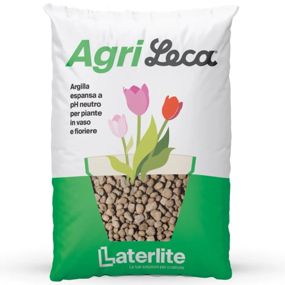 Argilla espansa agrileca per giardini pensili e ortoflorovivaismo 50 l
