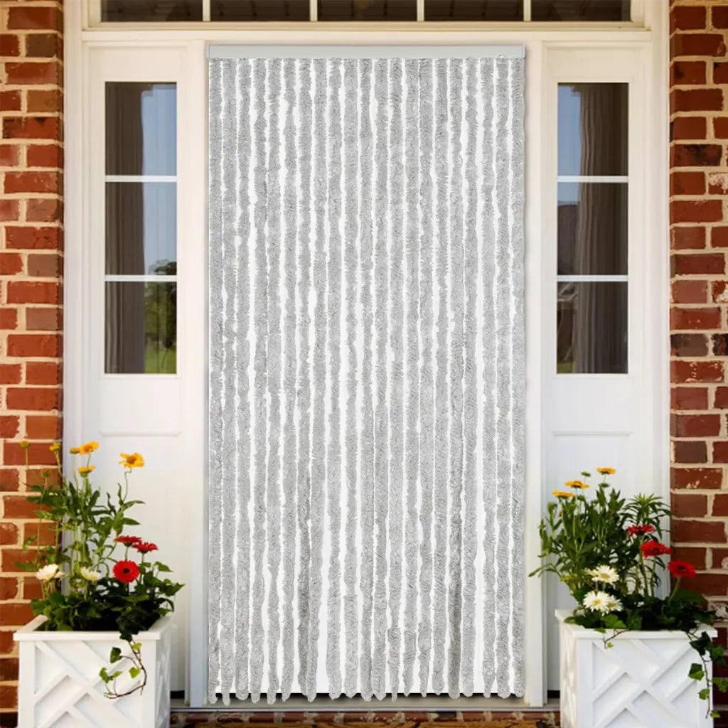 Tenda Antimosche-Zanzariera Grigia 90x220 cm in Ciniglia