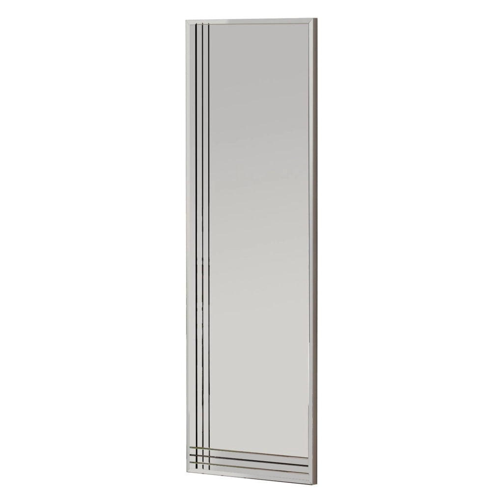 Enego, Specchio Forma Rettangolare, 40x120h cm Trasparente