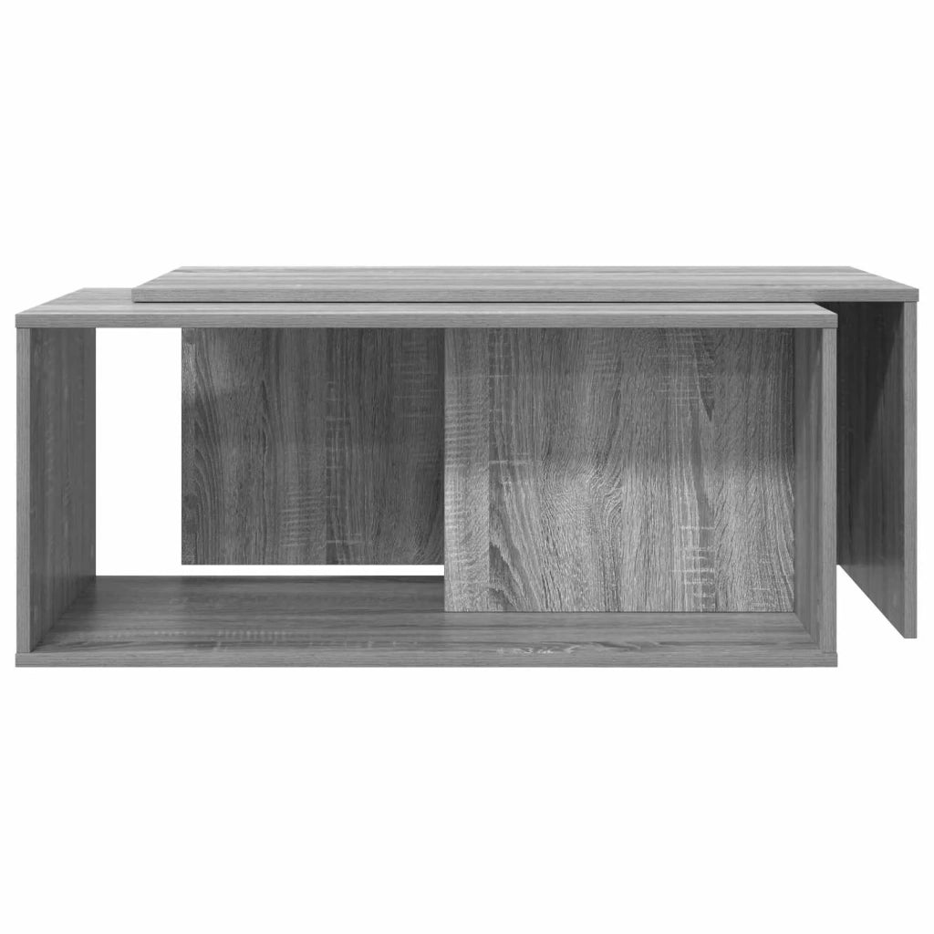 Set di Tavolini da Caffè 2 pcs Grigio Sonoma Legno multistrato 8000265