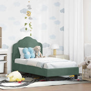 Struttura letto per bambini con testata-Giroletto per bambini Verde Mare 70 x 140 cm 230517