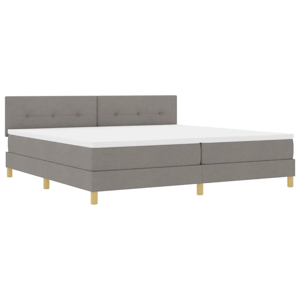 Letto a Sorgente LED con cuscino Talpa 200 x 200 cm Tessuto 3342468
