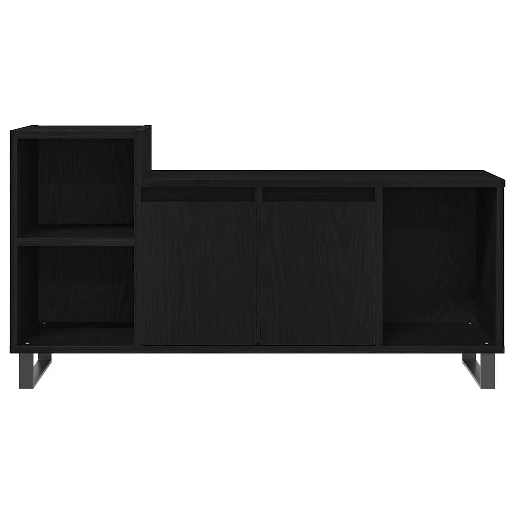 Set mobile TV Rovere Nero 100 x 35 x 55 cm Legno multistrato 862970
