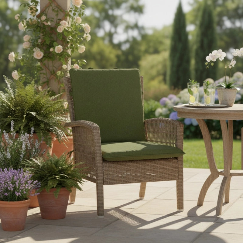 Coussin Canvas Eco+ dossier 49 x 97 cm - MADISON SÃ©rie Stacking Stool - Vert