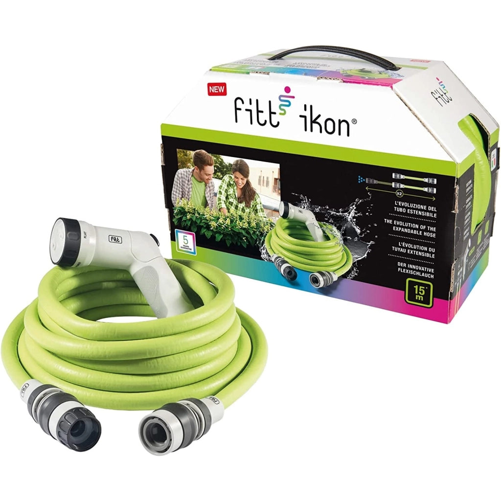 TUBO ESTENSIBILE IKON LIME 15M CON PISTOLA