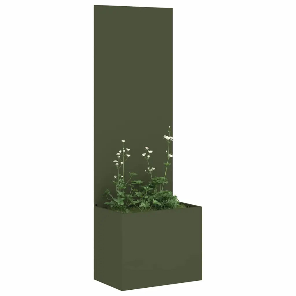 Schermo per privacy in giardino Oliver verde 50 x 150 cm 876444