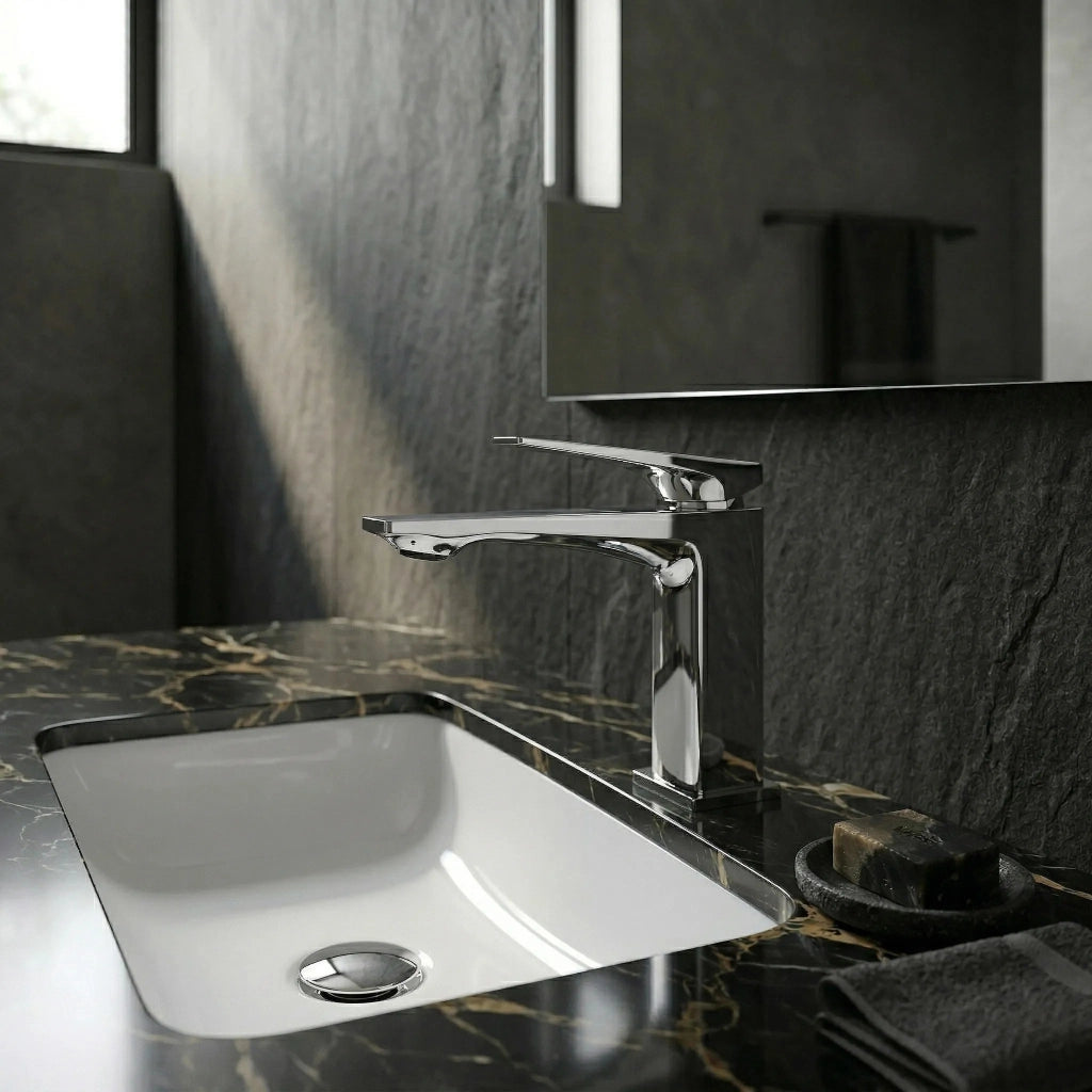 Rubinetto Da Lavabo Premium Rea Prime Chrome Low