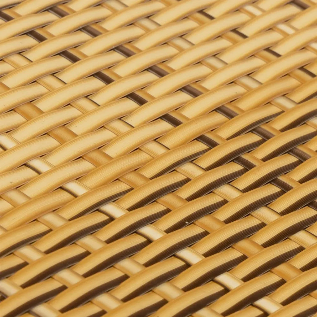 Schermo da balcone | Paravento da Balcone Marrone Chiaro 1000x80 cm in Polyrattan