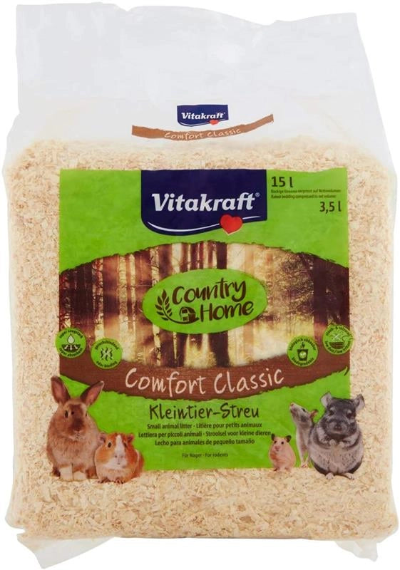 VITAKRAFT LETTIERA IN TRUCIOLI COMFORT CLASSIC PER PICCOLI ANIMALI 1KG