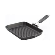 RISOLI M115687 Saporelax Grill Antiaderente per Induzione 36x26 cm con Manico Pieghevole in Silicone colore Lilla