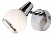 Applique Loris cromata con vetro 1xE14 40W IP20 Reality