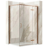 Cabina Doccia Rea Bruno 120x90 Brush Copper