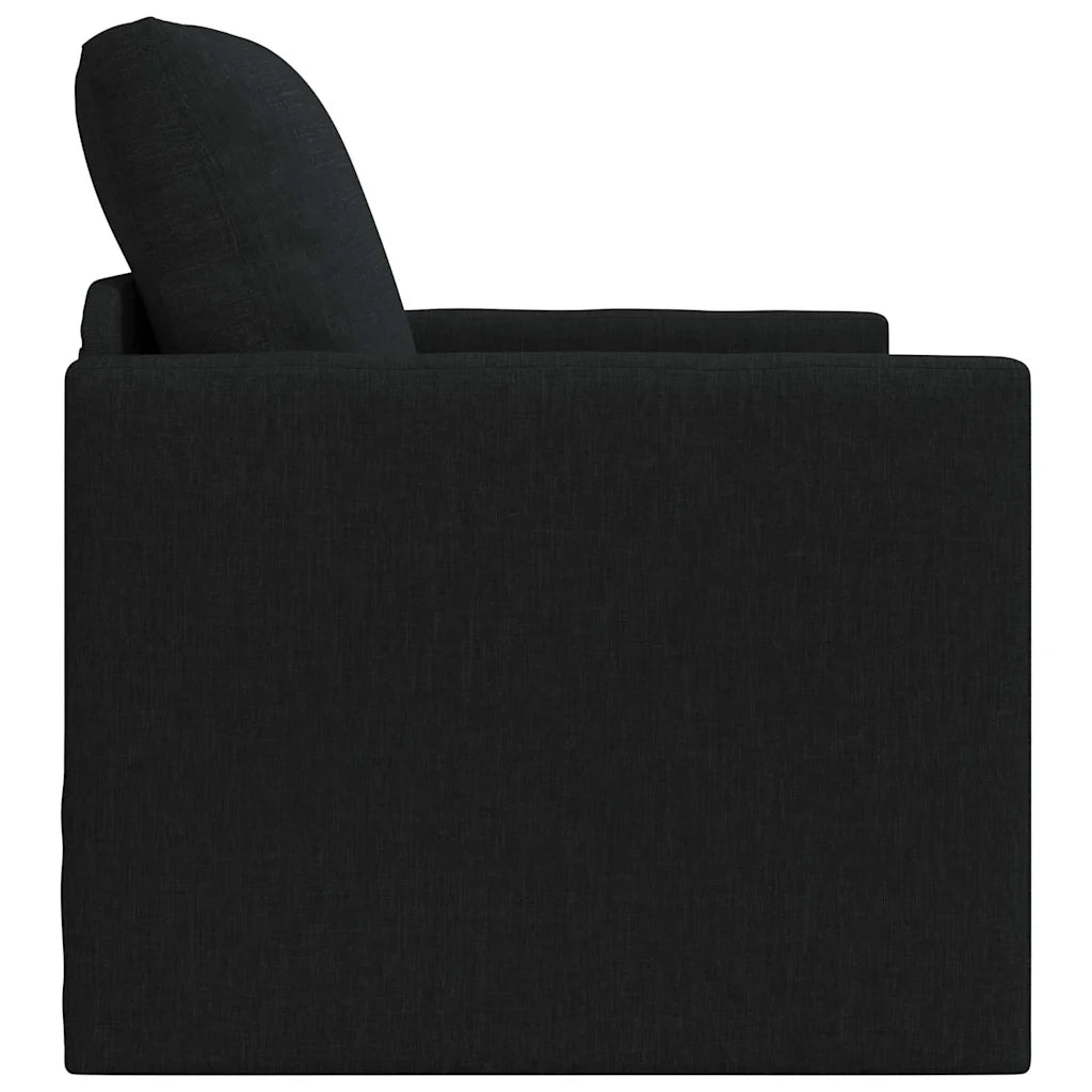 Divano letto Nero 74 x 77 x 81 cm Tessuto 4106623