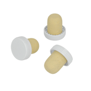 Set 6 Tappi In Sughero Con Testa In Plastica Pp - Metaltex