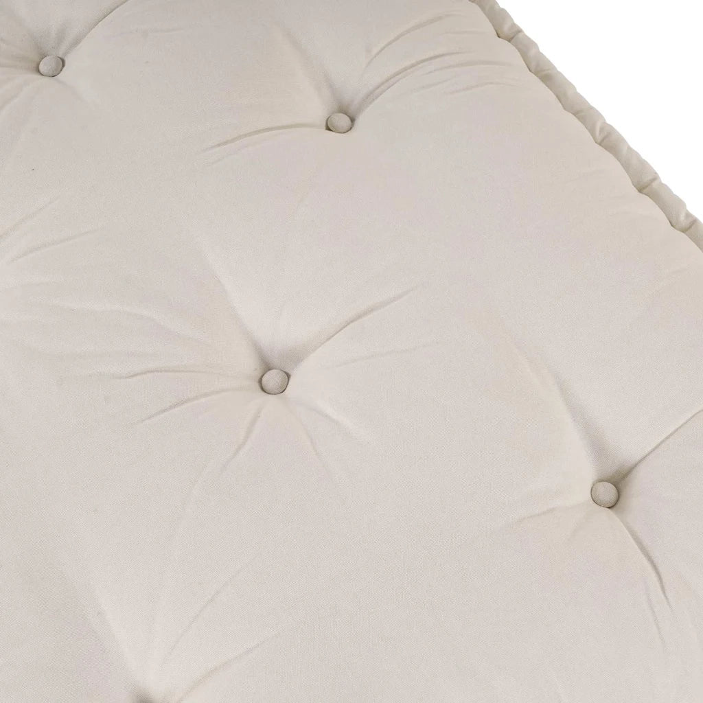 Cuscino per Divano Pallet Crema 120 x 80 x 12 cm Tessuto 4019082