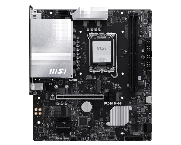 MB MSI PRO H810M-B DDR5 ST1851 2D5 1M.2 4S3 3PCIE HD/DP MATX