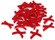 Fluwelen strikken mini per decorazione, accessori per capelli e DIY.