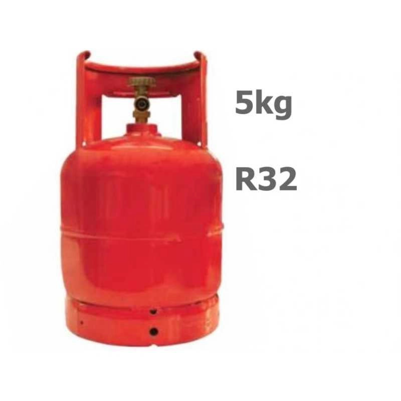 GAS CLIMATIZZATORE REFRIGERANTE R32 BOMBOLA DA 5KG MADE IN ITALY RICARICABILE - UNIVERSALE