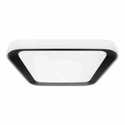Plafoniera LED quadrata 50x50 nera dimmerabile Milagro