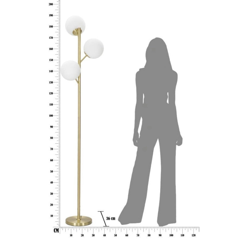 Lampadelle A Da Terra Glamy 3 Luci cm ø 36x190