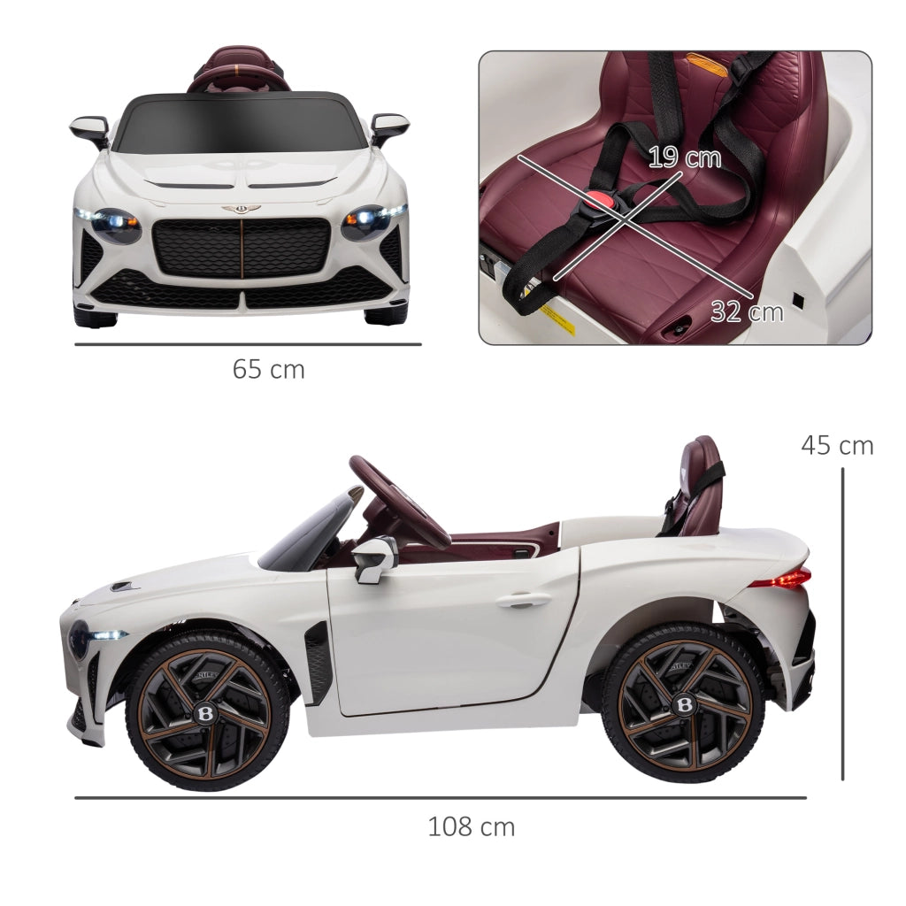 Auto elettrica per bambini ¨C Minimal ¨C bianco