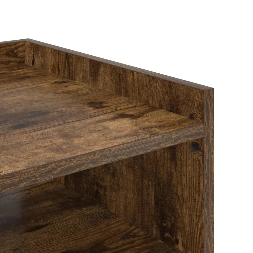 Armadio da Notte 2 pcs Rovere fumé 40 x 40 x 61 cm 859475