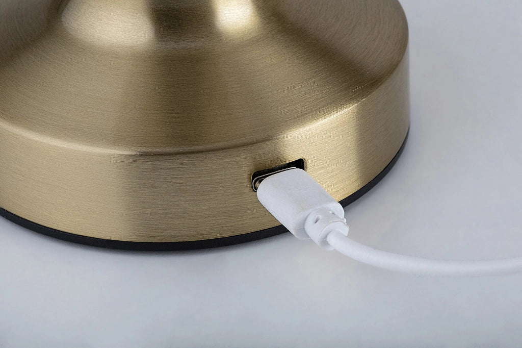 Lampada da tavolo oro LED 2,7W USB 3000-6000K Rabalux
