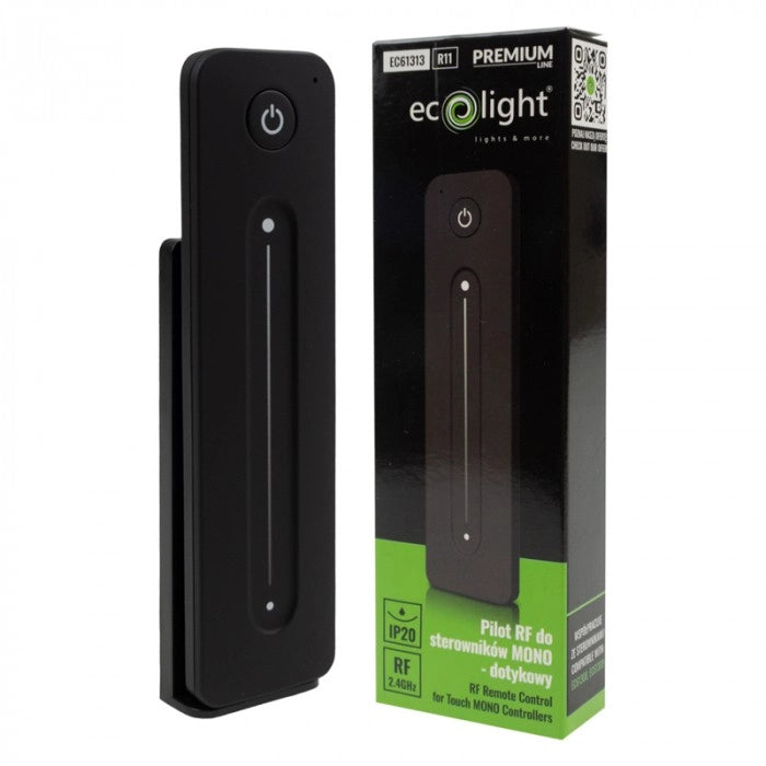 Telecomando dimmer RF R11 touch per LED mono nero Ecolight