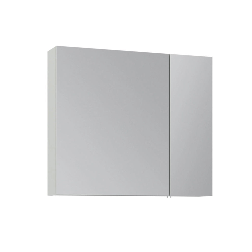 Mobile da bagno con specchio "Nuvola 80 v2" - 75 x 16 x 66 cm - Cashmere