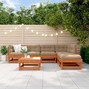 Set Lounge da Giardino 7 pcs Marrone Cerato 3418071