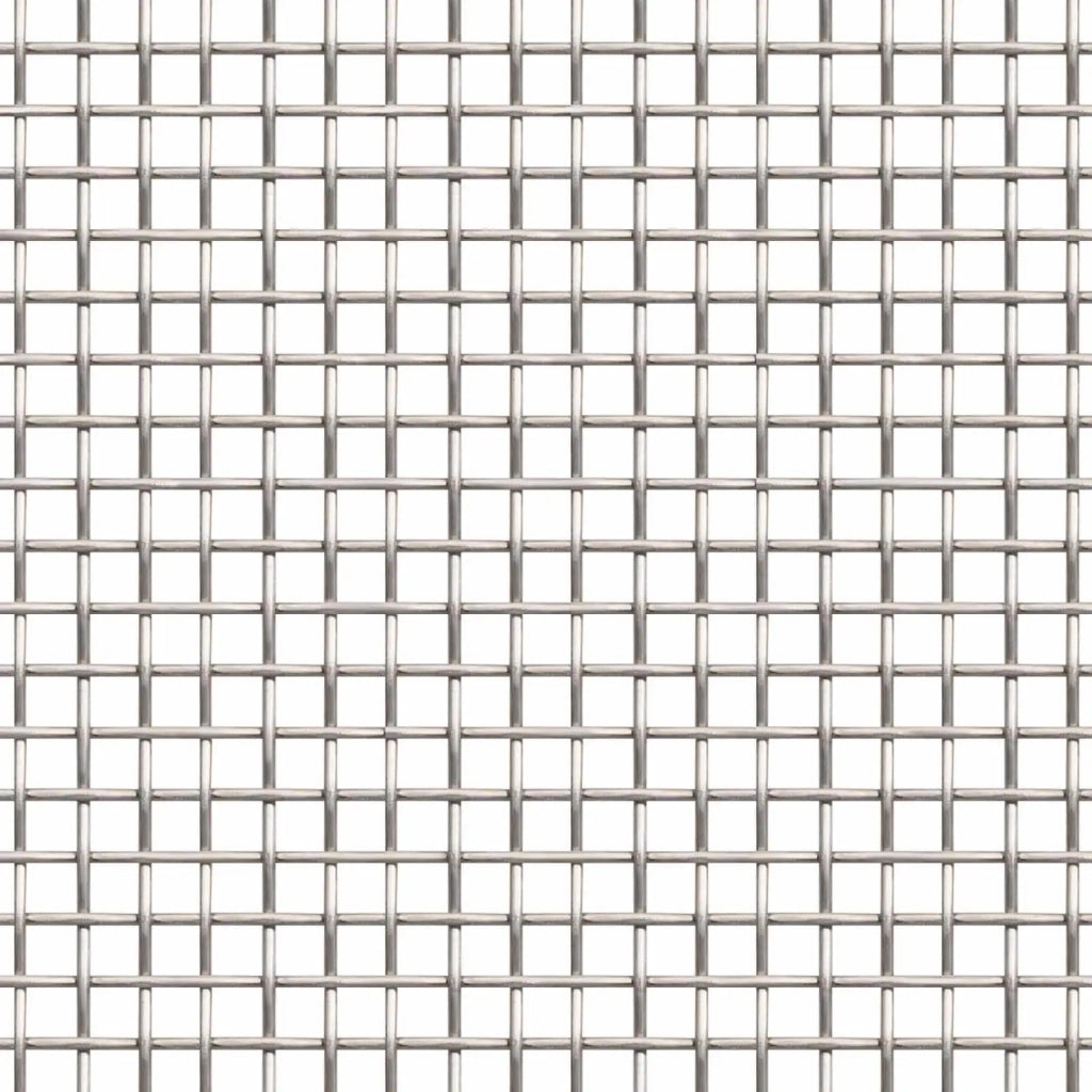 Rete per schermatura 120 x 1000 cm 8 Mesh Argento 42039679