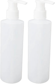 Dispensatori di plastica riutilizzabili per olio per massaggi e crema - 2 pezzi - Materiale duraturo - Navicella riutilizzabile