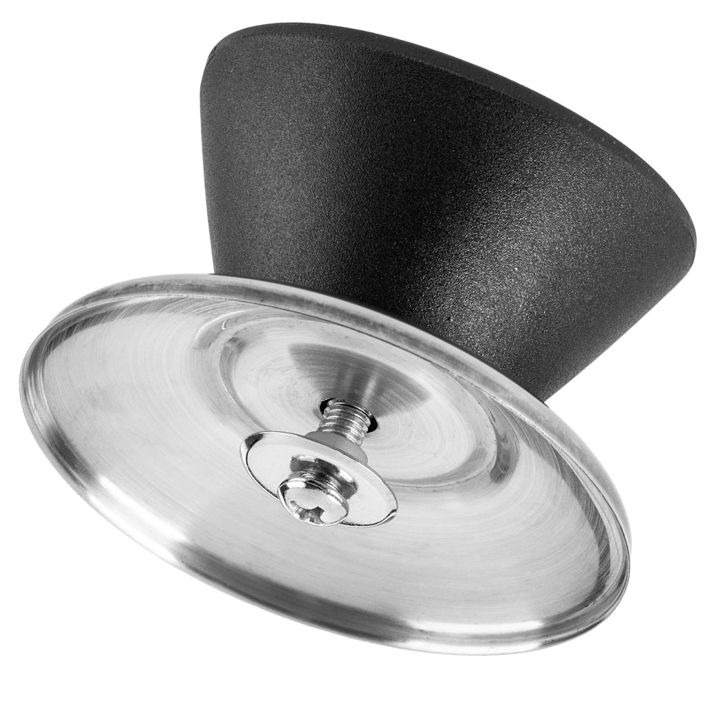 Pomello per coperchio KADAX, pomello per coperchio pentola, pomello per padella, nero, 2 pezzi