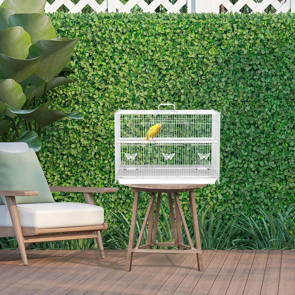 Gabbia per Uccelli ¨C Minimal ¨C Bianco 60x41x41 cm