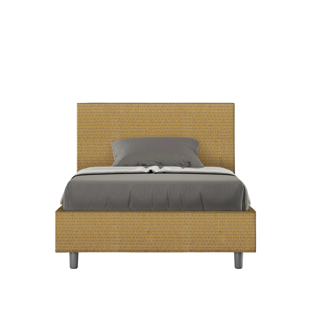 Letto 1 Piazza e Mezzo 120x190 cm Senza Rete Adele Labirinto 06 Giallo