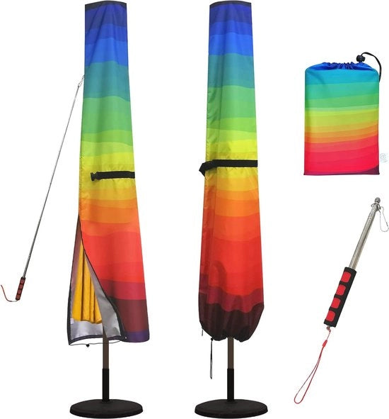 Ombrellone rettangolare 2x3m - Giallo | Imbottito e protezione UV