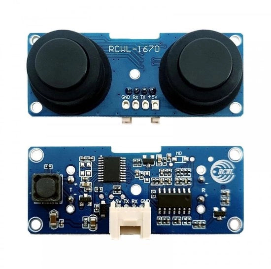 Modulo di Distanza Acqua-Resistente - Sensore Ultrasonico - Trasmettitore - Portata 400 cm - Alimentazione 3-5 V - Consumo di Corrente Basso - Sensore di Distanza