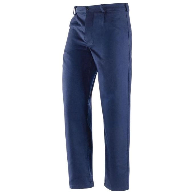 GB Greenbay NR43522050 Pantalone da Lavoro Cotone Sanforizzato 270 g-m² Taglia 50 4 Tasche Chiusura Bottoni e Patta colore Blu