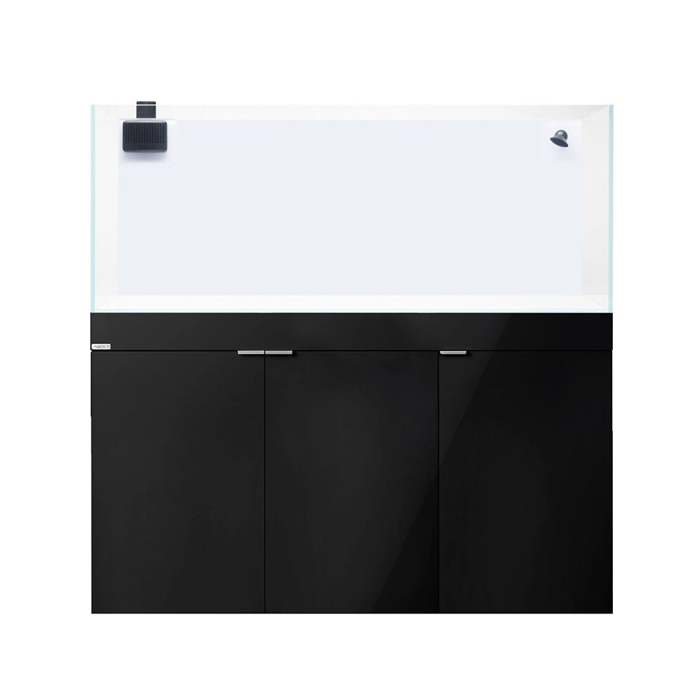 Aqpet Reef Aqua 120 Complete Marine cm120x50x50h - vasca in vetro extrachiaro con supporto e sump Colore: Nero