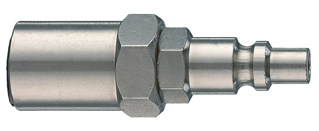 INNESTO RAPIDO PER COMPRESSORI CON PORTAGOMMA  mis.6x14 10.00 pz