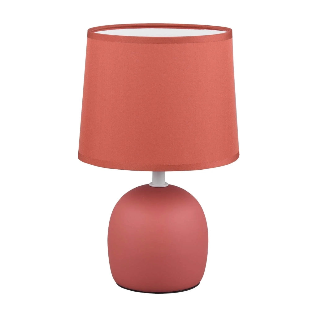 LÚZETE - LAMPADA DA TAVOLO IN CERAMICA ARANCIONE KUBRA