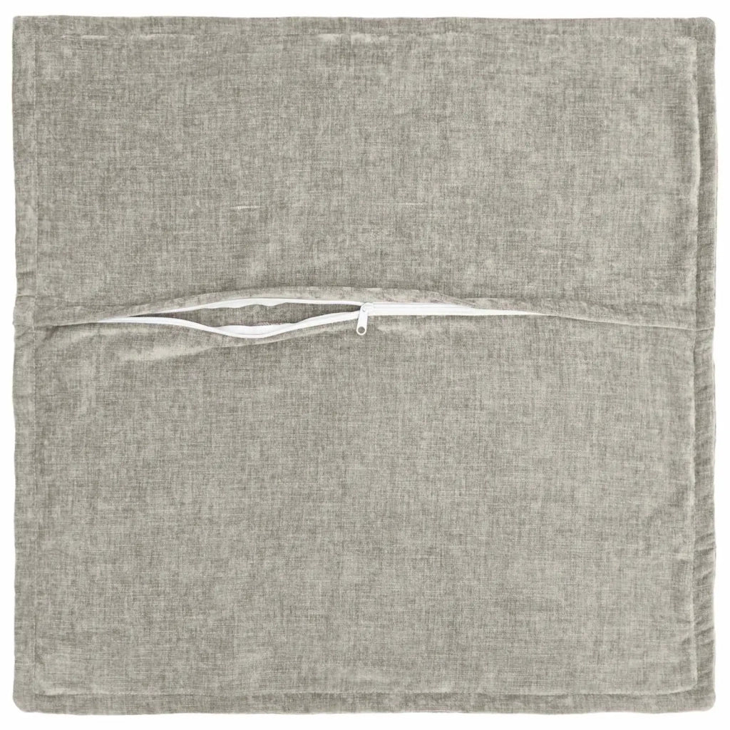 Federa 6 pz HOUTEN Grigio Chiaro 80 x 80 cm Tessuto Chenille 921680