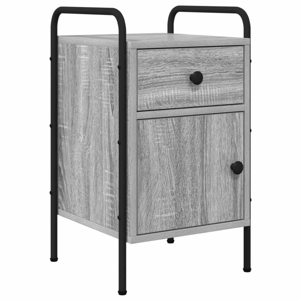 Armadio da Notte Sonoma grigio 35 x 36,5 x 61 cm 8007653