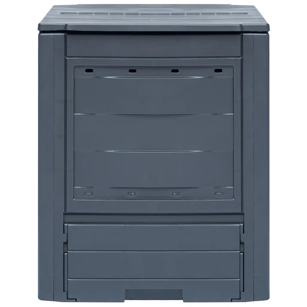 Compostiere per Giardino 3 pz Grigio 60x60x73 cm 780 L CFW6833816