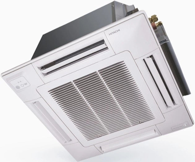Climatizzatore Condizionatore Hitachi a Cassetta 4 Vie Inverter 12000 Btu RAI-35RPE R-32 Wi-Fi Optional con Griglia Inclusa - Novità