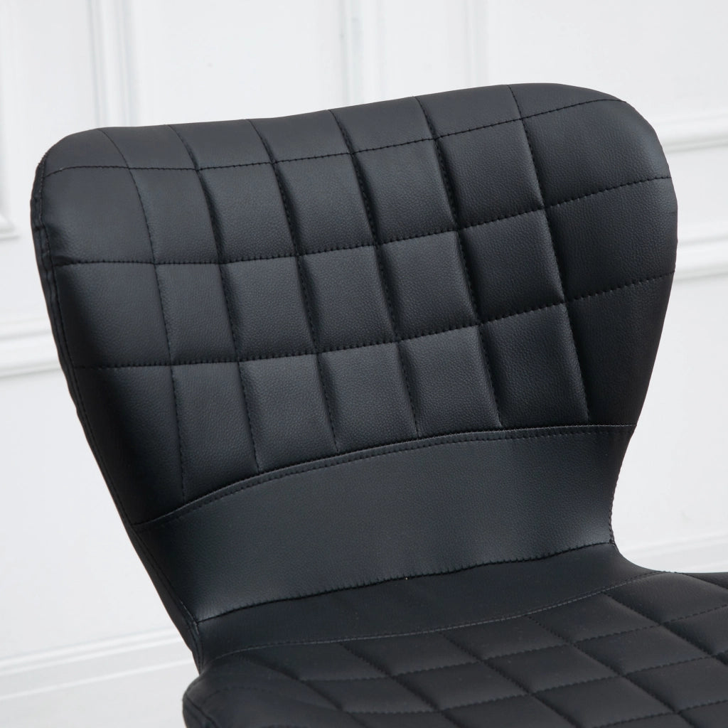 Set 2 Sgabelli da Bar Retr¨° ¨C Xylo ¨C Nero, Altezza Regolabile 89-109 cm