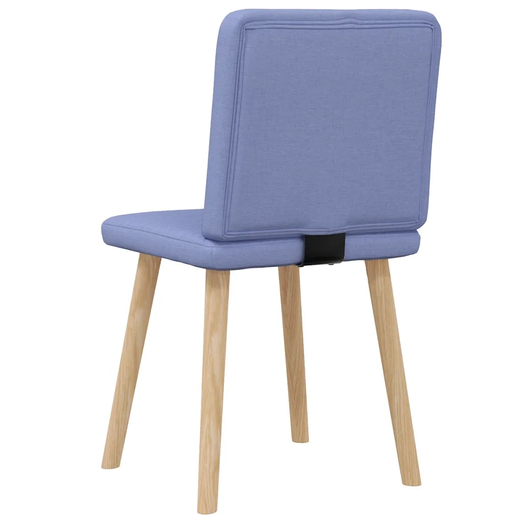 Sedie da Pranzo 2 pz Blu Jeans in Tessuto 4101154