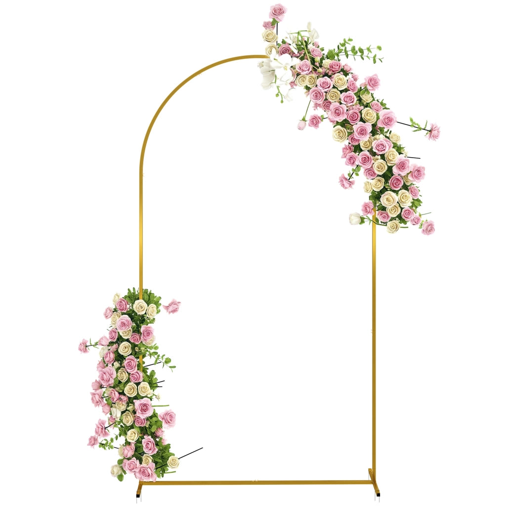 Arco per Matrimonio ¨C Minimal ¨C Dorato Metallo 2.2 m