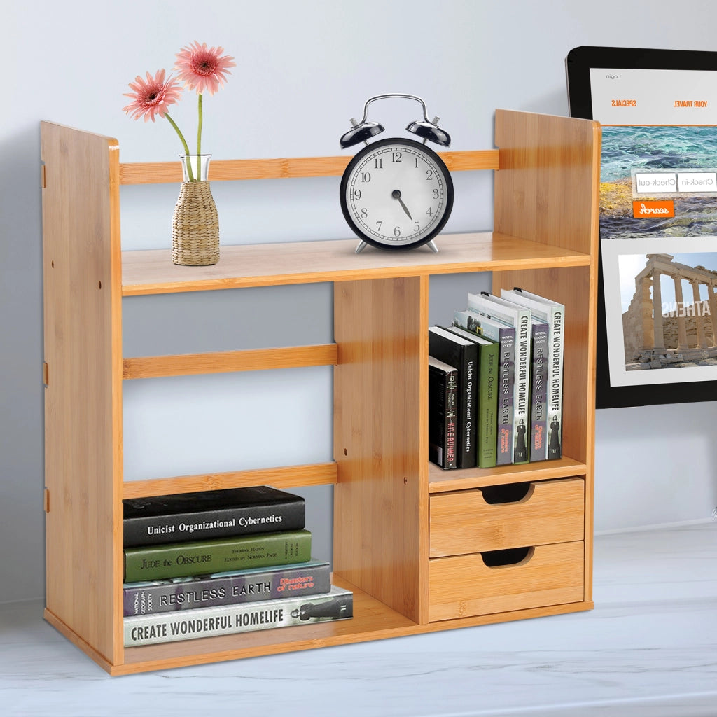 Scaffale Libreria ¨C Xylo ¨C Legno Bamb¨´ Naturale 5 Ripiani
