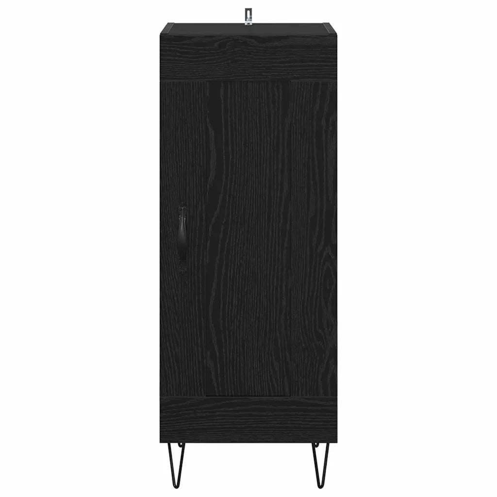 Credenza Rovere Nero 34,5 x 34 x 90 cm 881650